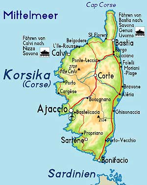 Frankreich-Alpimar-Korsika